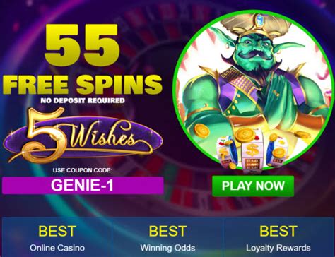 5 wishes free spins no deposit